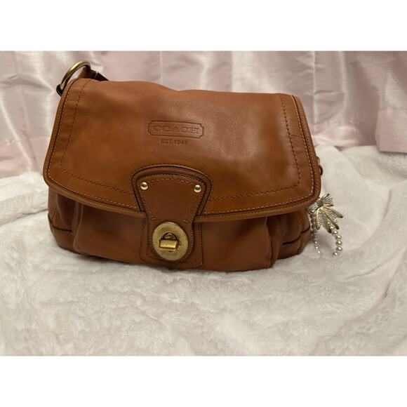 Coach Legacy F12354 Whiskey Leather Satchel– Restored to Original Brilliance - Picture 1 of 12